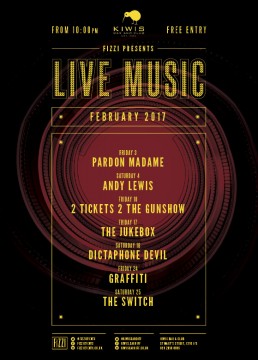 Kiwis: February 2017 Live Music