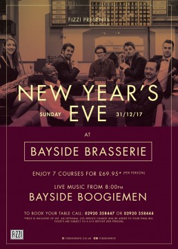 New Year’s Eve, Bayside Brasserie
