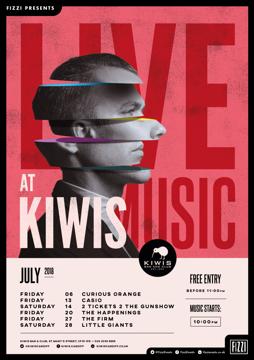 Kiwis – Live Music July 2017
