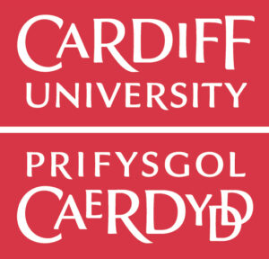 The logo of one of our partners, Cardiff University.