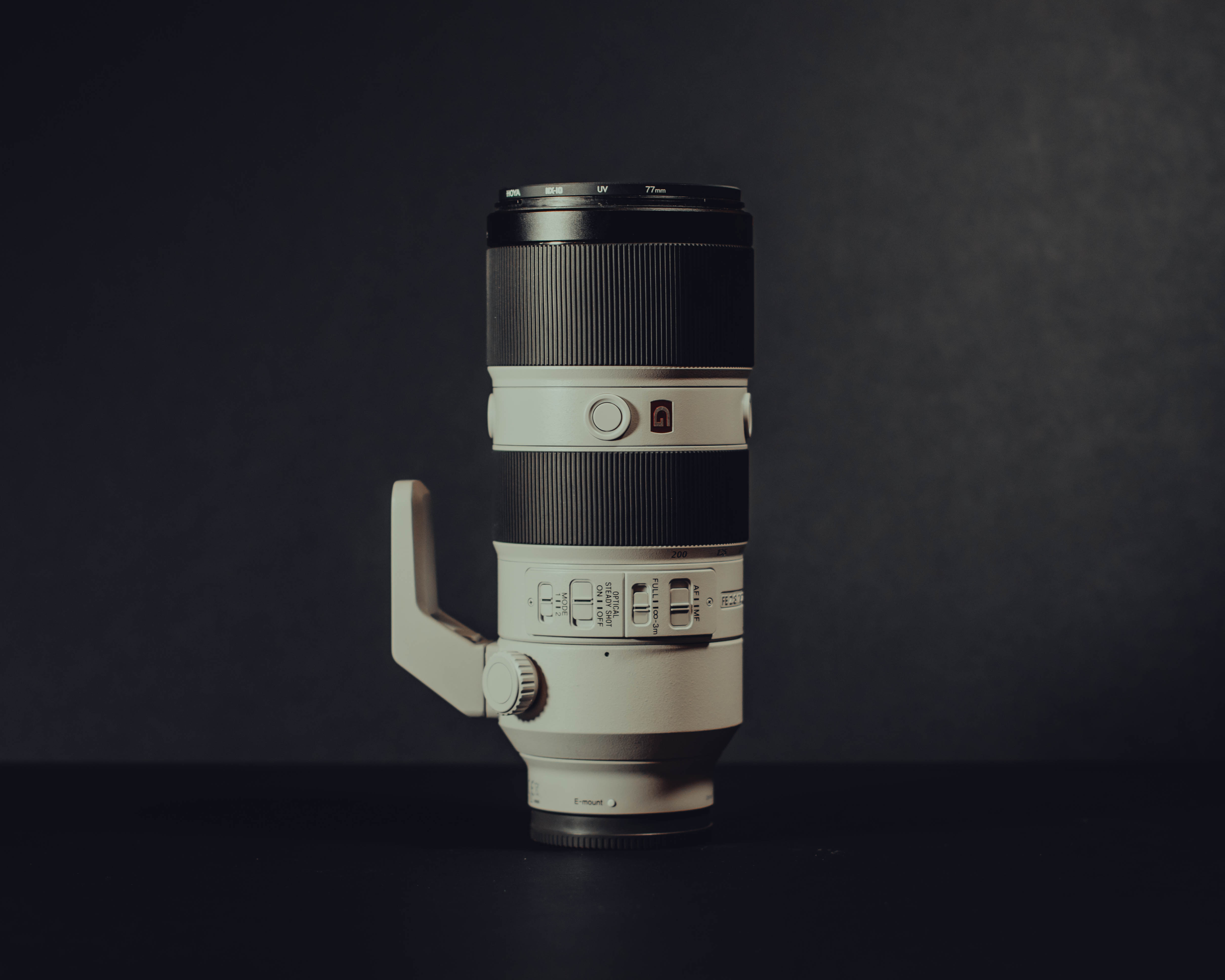 Alternate photo of our Sony 70-200 camera lens. Available on discount in our media hire shop in Cardiff.